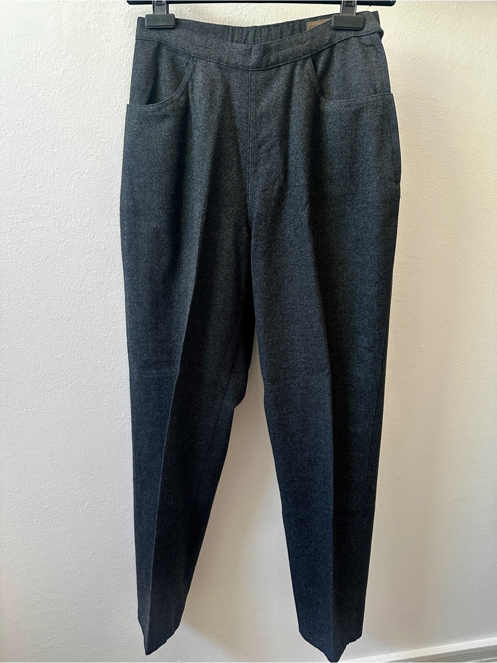 Yohji Yamamoto Dark Gray Tailored Trousers